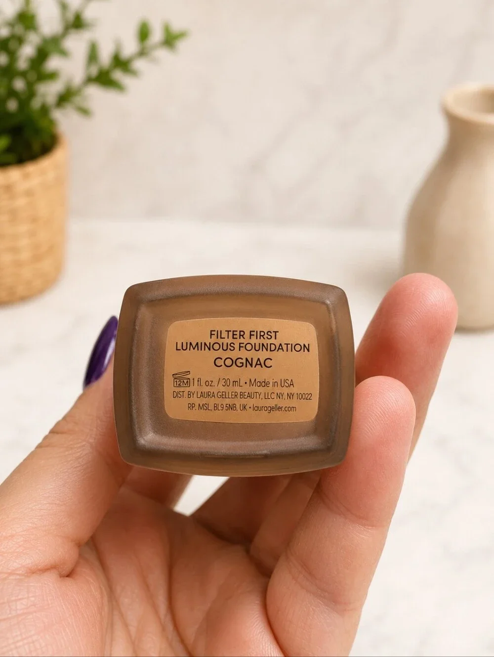 Laura Geller Filter First Luminous Foundation Cognac 1 oz New in Box
